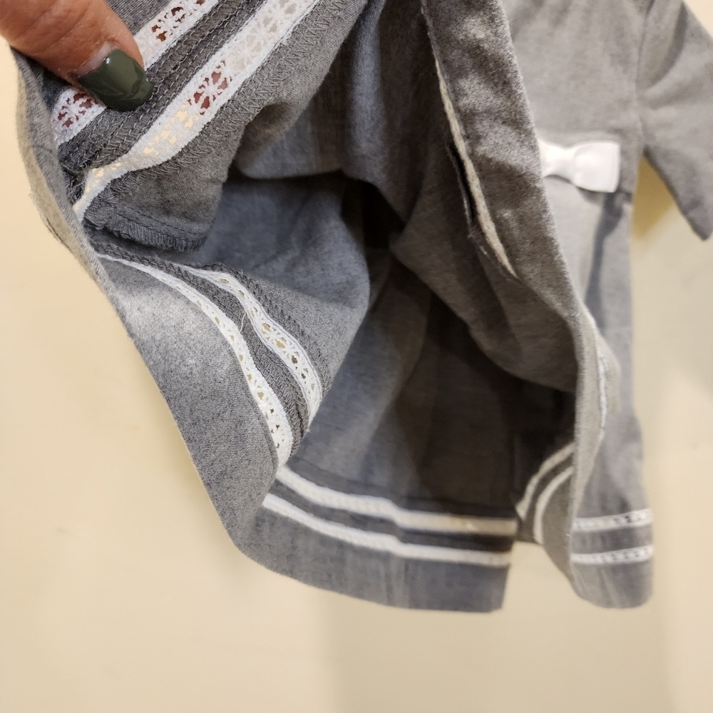 TAHARI  gray Baby girls dress size 2t - Picture 8 of 14
